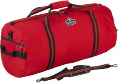 Ergodyne - 2 Pocket, 2,600 Cubic Inch, 600D Nylon Empty Duffel Bag - 23 Inch Wide x 11 Inch Deep x 12 Inch High, Red, Model No. 5020 - All Tool & Supply