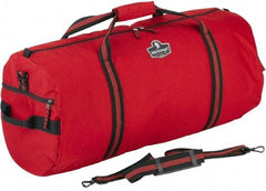 Ergodyne - 2 Pocket, 3,800 Cubic Inch, 600D Nylon Empty Duffel Bag - 29 Inch Wide x 13 Inch Deep x 13 Inch High, Red, Model No. 5020 - All Tool & Supply