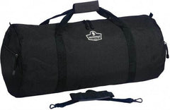 Ergodyne - 2 Pocket, 2,600 Cubic Inch, 600D Polyester Empty Duffel Bag - 23 Inch Wide x 11 Inch Deep x 12 Inch High, Black, Model No. 5020P - All Tool & Supply