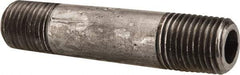 Value Collection - Schedule 80, 1/4" Diam x 2-1/2" Long Black Pipe Nipple - Threaded - All Tool & Supply