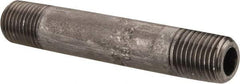 Value Collection - Schedule 80, 1/4" Diam x 3" Long Black Pipe Nipple - Threaded - All Tool & Supply