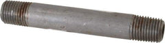 Value Collection - Schedule 80, 1/4" Diam x 3-1/2" Long Black Pipe Nipple - Threaded - All Tool & Supply