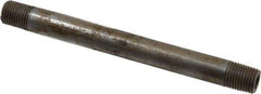 Value Collection - Schedule 80, 1/4" Diam x 5-1/2" Long Black Pipe Nipple - Threaded - All Tool & Supply