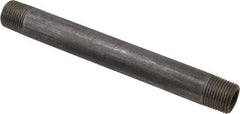 Value Collection - Schedule 80, 3/8" Diam x 5-1/2" Long Black Pipe Nipple - Threaded - All Tool & Supply