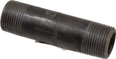 Value Collection - Schedule 80, 3/4" Diam x 3-1/2" Long Black Pipe Nipple - Threaded - All Tool & Supply