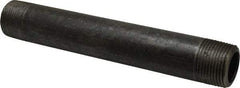 Value Collection - Schedule 80, 1" Diam x 8" Long Black Pipe Nipple - Threaded - All Tool & Supply