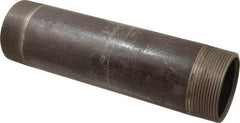 Value Collection - Schedule 80, 3" Diam x 12" Long Black Pipe Nipple - Threaded - All Tool & Supply