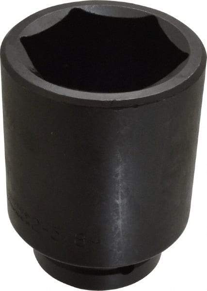 Proto - 1" Drive 2-5/8" Deep Impact Socket - 6 Points, 5" OAL - All Tool & Supply