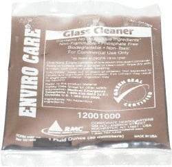 Rochester Midland Corporation - 1 oz Pouch Fresh Glass Cleaner - Concentrated, Use on Ceramic Tile, Formica, Glass Surfaces, Mirrors, Plastic Surfaces, Stainless Steel - All Tool & Supply