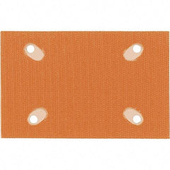 Dynabrade - 5 x 3-1/4" Rectangular Hook Face Backing Pad - Dynabug II Compatible, Screw Attachment, Nonvacuum Pad, 3/8" Thick, Medium Density, Short Nap - All Tool & Supply