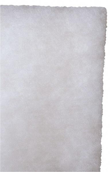 Made in USA - 25" High x 25" Wide x 1" Deep, Polyester Air Filter Media Pad - MERV 7, 1,302 CFM, 25% Capture Efficiency, 85 Arrestance Efficiency, 300 Max FPM, 180°F Max, Use with Any Unit - All Tool & Supply