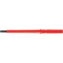 Wera - 9mm Drive T8 Torx Screwdriver Bit - 154mm OAL, Insulated - All Tool & Supply