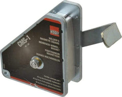 Bessey - 3-3/4" Wide x 1-5/8" Deep x 4-3/8" High Magnetic Welding & Fabrication Square - 100 Lb Average Pull Force - All Tool & Supply