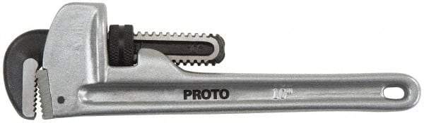 Proto - 12" Aluminum Straight Pipe Wrench - 6" Pipe Capacity - All Tool & Supply