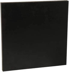 Made in USA - 1/2" Thick x 1' Wide x 2' Long, ABS Sheet - Black, R-105 Hardness, ±5% Tolerance - All Tool & Supply