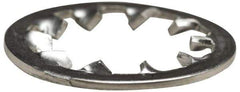 Made in USA - 1 Screw, 1.06" ID, Spring Steel Internal Tooth Lock Washer - 1.65" OD, Zinc-Plated, Grade 2 - All Tool & Supply