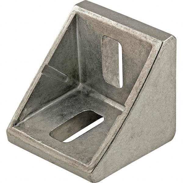 80/20 Inc. - 41-5/16" Wide, 41-5/16" High Aluminum Corner Bracket - All Tool & Supply