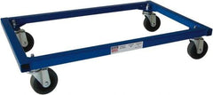 PRO-SOURCE - 400 Lb Capacity Steel Dual Purpose Dolly - 25" Long x 15" Wide x 3" High, 3" Wheels - All Tool & Supply