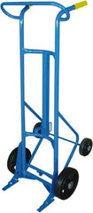 PRO-SOURCE - 1,000 Lb Load Capacity, 55 Gal Drum Hand Truck - 24" Wide x 60" High, 4 Wheels - All Tool & Supply