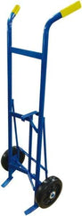 PRO-SOURCE - 1,000 Lb Load Capacity, 30 & 55 Gal Drum Hand Truck - 25-1/2" Wide x 61" High, 2 Steel Wheels - All Tool & Supply