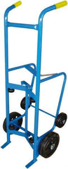 PRO-SOURCE - 1,000 Lb Load Capacity, 55 Gal Drum Hand Truck - 24" Wide x 56-1/2" High, 4 Wheels - All Tool & Supply