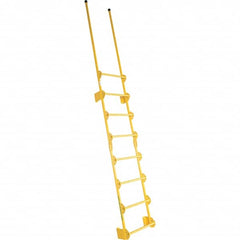 Vestil - 137-1/2" High 300 Lb Capacity 8 Step Fixed Ladder - All Tool & Supply