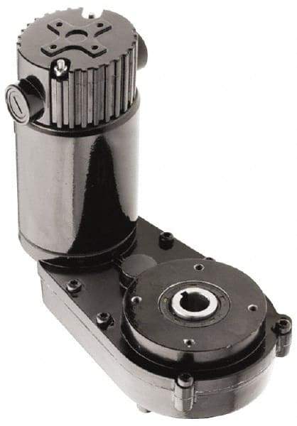 Bison Gear - 90 VDC, 1.3 RPM, 1397:1 Gear Ratio, Parallel Offset Gearmotor - 26 Frame, 1,100 Torque, 1/20 hp, TENV Enclosure - All Tool & Supply