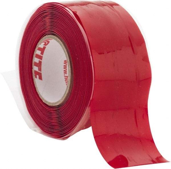 Loctite - 1" x 10', Red Silicone Electrical Tape - 0.5 mil Thick, 400 V/mil Dielectric Strength - All Tool & Supply