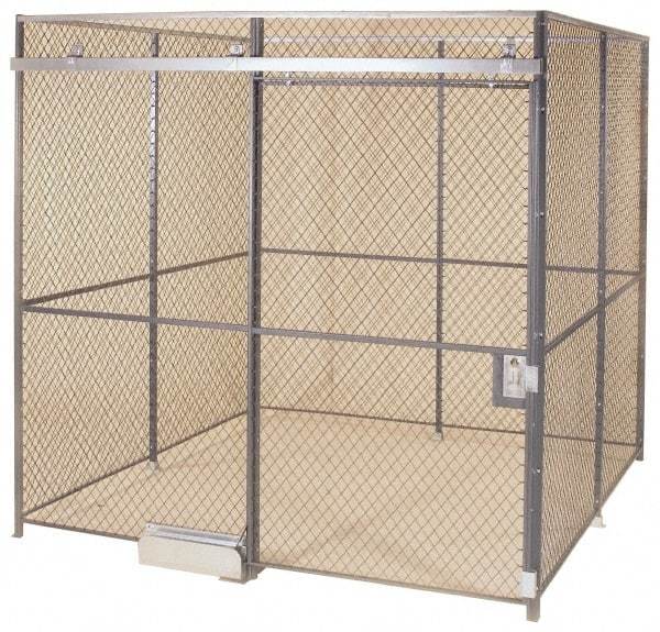 Folding Guard - 10' Long x 10" Wide, Woven Wire Room Kit - 4 Walls - All Tool & Supply