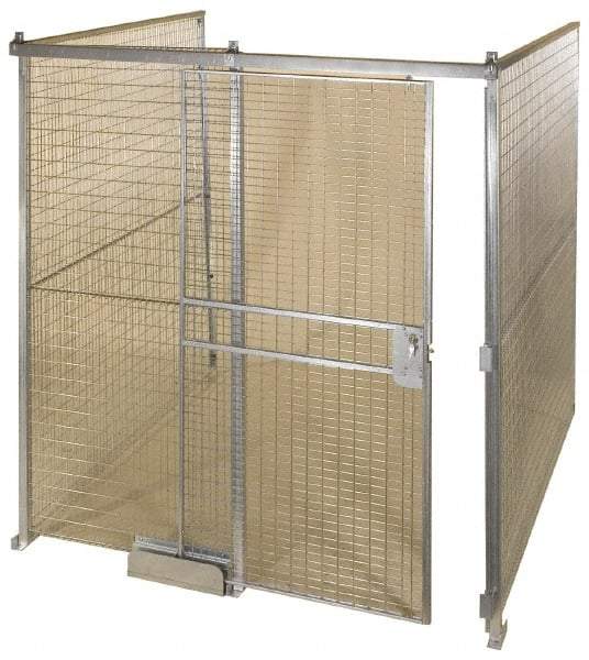 Folding Guard - 12' Long x 8" Wide, Welded Wire Room Kit - 3 Walls - All Tool & Supply