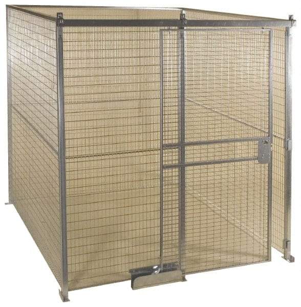 Folding Guard - 12' Long x 12" Wide, Welded Wire Room Kit - 4 Walls - All Tool & Supply