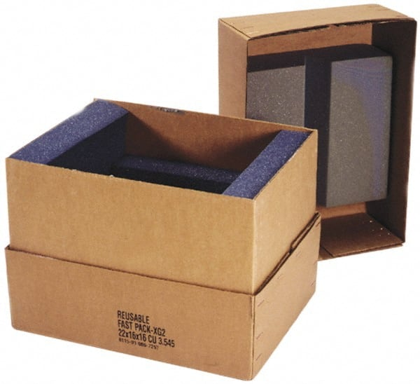 Ability One - Boxes & Crush-Proof Mailers; Type: Horizontal Shipping Box ; Width (Inch): 16 ; Length (Inch): 22 ; Height (Inch): 16 - Exact Industrial Supply