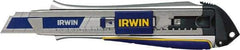 Irwin - Snap Utility Knife - Silver & Blue Handle - All Tool & Supply