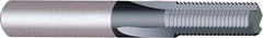 Vargus - 3/8-16 Thread, 1/4" Shank Diam, TiAlN Coating, Solid Carbide Straight Flute Thread Mill - 3 Flutes, 2.244" OAL, 3/8" Min Noml Diameter - All Tool & Supply