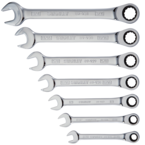 STANLEY® 7 Piece Ratcheting Combination Wrench Set – 12 Point - All Tool & Supply