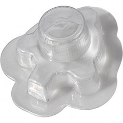 Made in USA - Flame Retardent ABS Housing Plastic Bearing Flange Mount - 4-1/8" Wide x 4-5/16" Outside Diam - All Tool & Supply