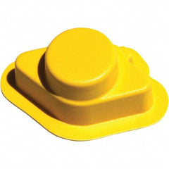 Made in USA - Flame Retardent ABS Housing Plastic Bearing Flange Mount - 2-9/16" Wide x 2-3/4" Outside Diam - All Tool & Supply