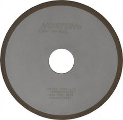 Norton - 6" Diam x 1-1/4" Hole x 1/8" Thick, 120 Grit Surface Grinding Wheel - CBN, Type 1A1, Fine Grade, Resinoid Bond - All Tool & Supply