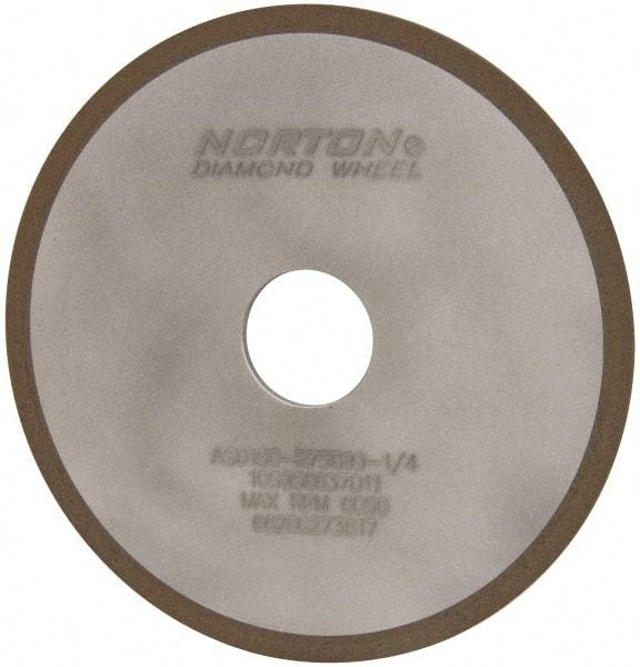 Norton - 6" Diam x 1-1/4" Hole x 1/8" Thick, 150 Grit Surface Grinding Wheel - Diamond, Type 1A1, Very Fine Grade, Resinoid Bond - All Tool & Supply