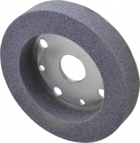 Norton - 6" Diam, 1-1/4" Hole Size, 1" Overall Thickness, 46 Grit, Type 2 Tool & Cutter Grinding Wheel - Coarse Grade, Aluminum Oxide, K Hardness, Vitrified Bond, 3,600 RPM - All Tool & Supply