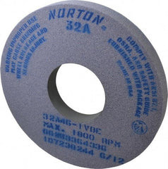 Norton - 14" Diam x 5" Hole x 1-1/2" Thick, I Hardness, 46 Grit Surface Grinding Wheel - Aluminum Oxide, Type 1, Coarse Grade, 1,800 Max RPM, Vitrified Bond, No Recess - All Tool & Supply