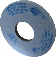 Norton - 14" Diam x 5" Hole x 1-1/2" Thick, I Hardness, 46 Grit Surface Grinding Wheel - Ceramic, Type 5, Coarse Grade, 1,800 Max RPM, Vitrified Bond, One-Side Recess - All Tool & Supply