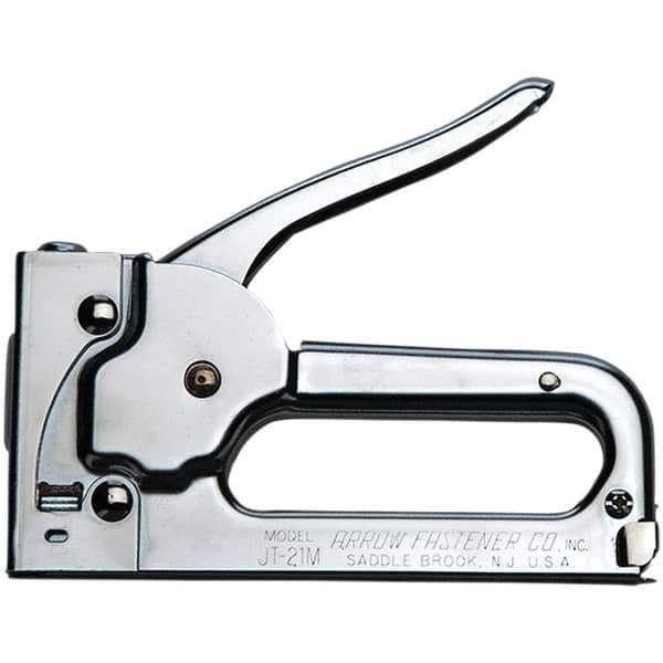 Arrow - Manual Staple Gun - Chrome Plated Steel - All Tool & Supply