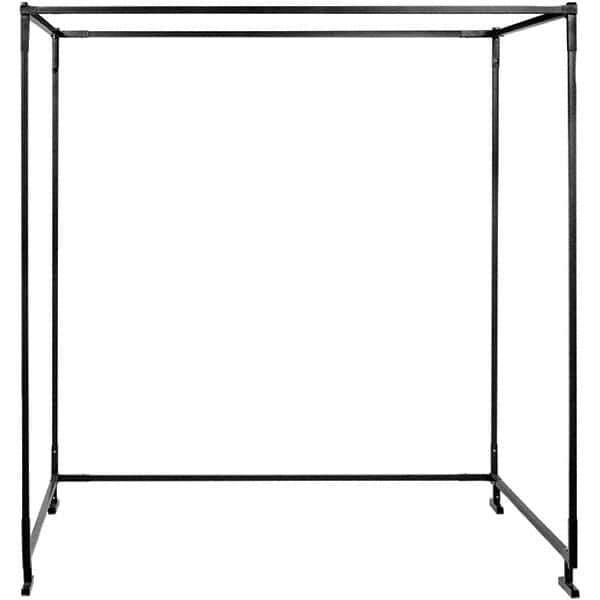 Steiner - 6' High x 6' Wide, Black Welding Screen Frame - Use with Protect-O-Screen HD Welding Booth - All Tool & Supply