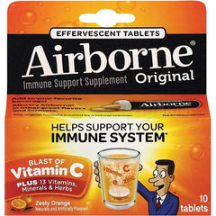 Airborne - Orange Flavor Immune Support Tablets - Vitamins/Supplements - All Tool & Supply