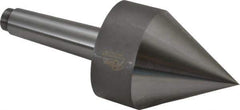 Riten - MT4 Taper Shank, Live Center - 3-1/2" Point Diam, 4-15/16" Point Len, 1,500 Lb Max Workpc, Pipe Nose Point - All Tool & Supply