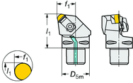 C3-CRSNR-22040-09ID Capto® and SL Turning Holder - All Tool & Supply