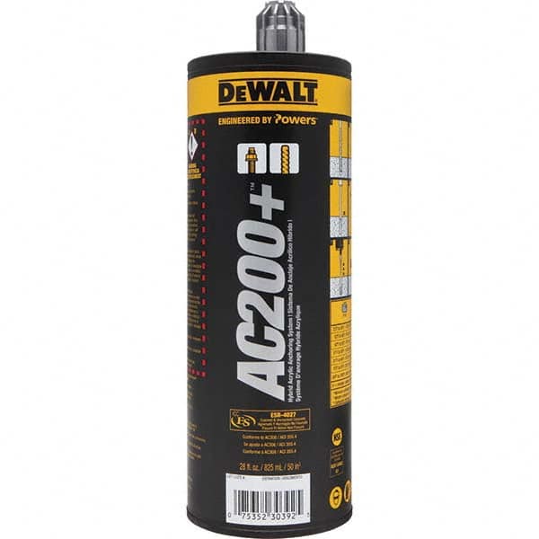 DeWALT Anchors & Fasteners - Anchoring Adhesives Adhesive Material: Acrylic Volume (fl. oz.): 28.00 - All Tool & Supply