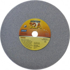 Norton - 6" Diam x 1/2" Hole x 1/2" Thick, K Hardness, 60 Grit Surface Grinding Wheel - Aluminum Oxide, Type 1, Medium Grade, 4,140 Max RPM, Vitrified Bond, No Recess - All Tool & Supply