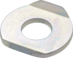 De-Sta-Co - Zinc Plated, Carbon Steel, Flanged Washer for 3/8" Diam Clamp Spindle - 3/8-16 Thread, 0.41" Hole Diam, 1" Overall Diam, 3/4" Between Flanges - All Tool & Supply